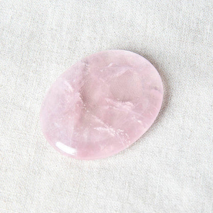 Rose Quartz Worry Stone by Tiny Rituals