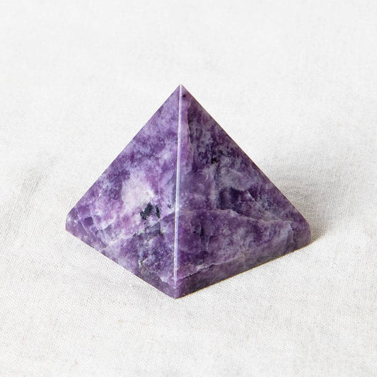 Lepidolite Pyramid by Tiny Rituals