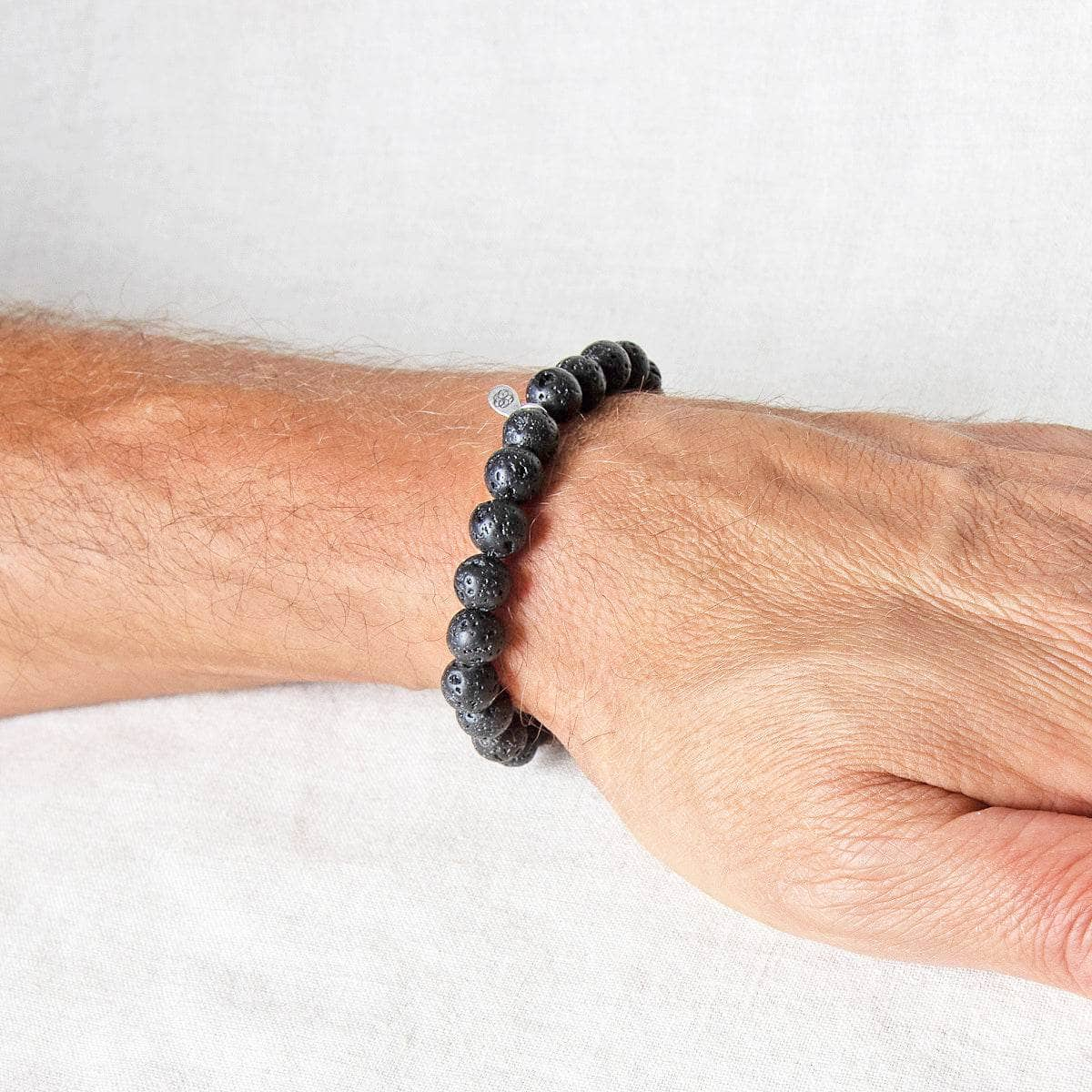 Lava Stone Energy Bracelet 8mm by Tiny Rituals