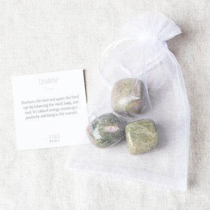 Unakite Stone Set by Tiny Rituals