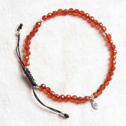 Carnelian Energy Anklet by Tiny Rituals