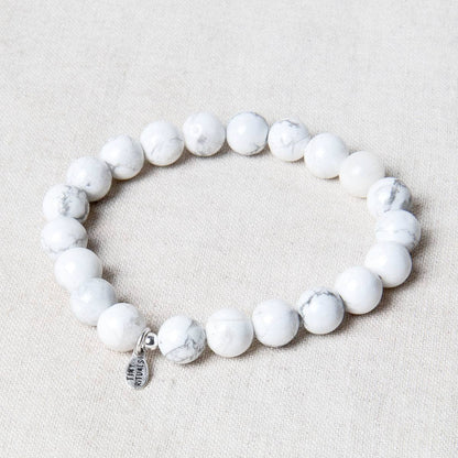 Howlite Energy Bracelet 8mm by Tiny Rituals