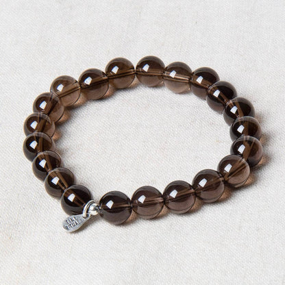 Smoky Quartz Energy Bracelet 8mm by Tiny Rituals