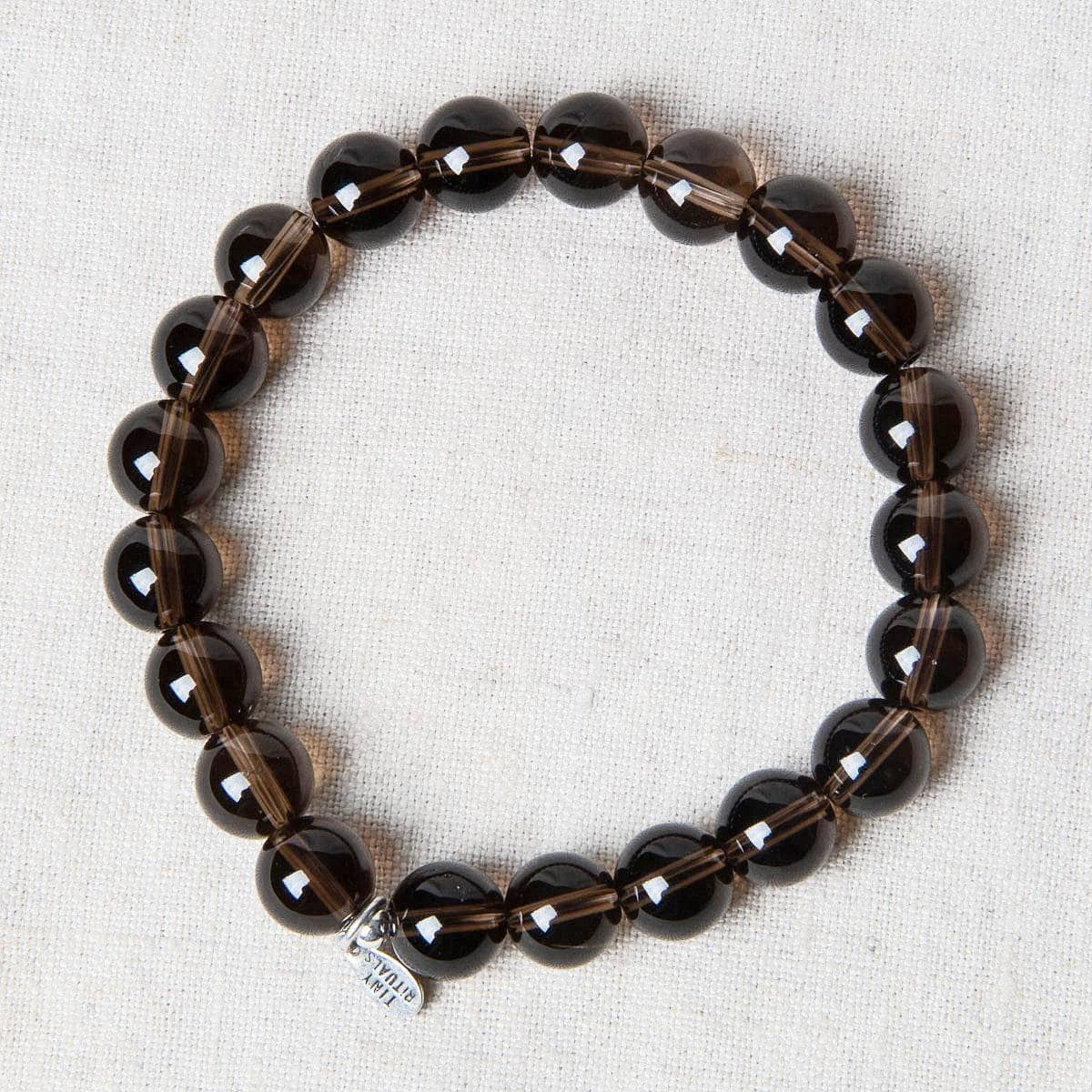 Smoky Quartz Energy Bracelet 8mm by Tiny Rituals