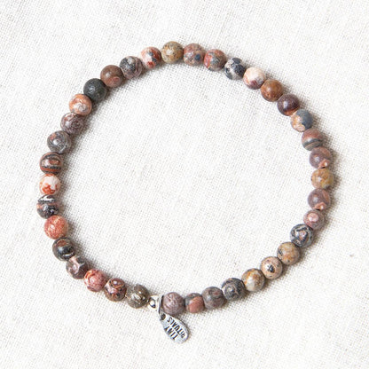 Leopard Skin Jasper Energy Bracelet by Tiny Rituals