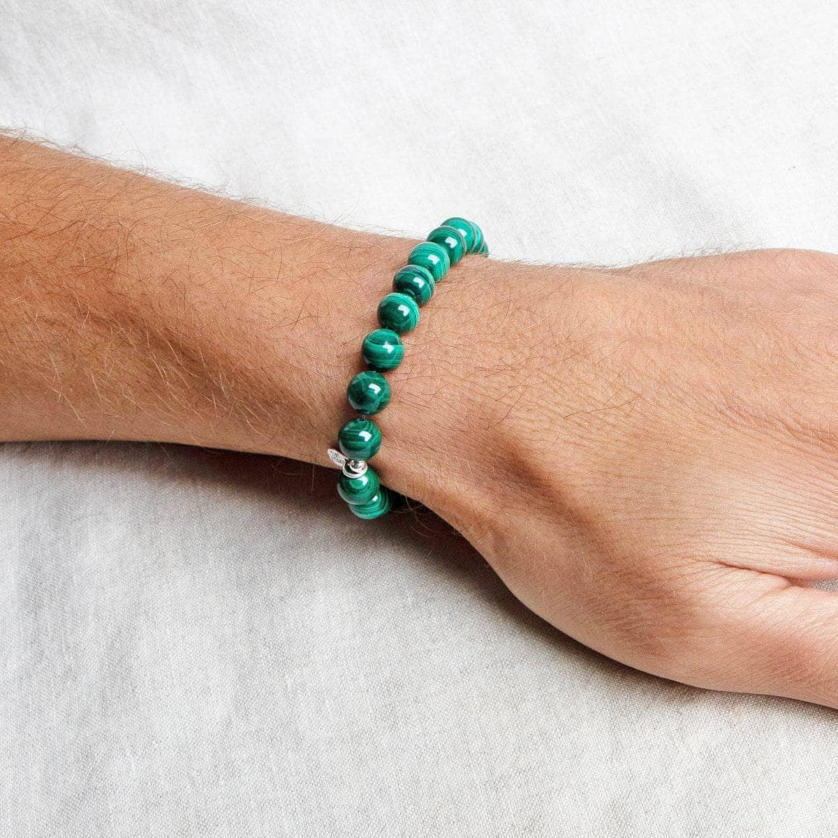 Genuine Real Malachite Energy Bracelet 8mm by Tiny Rituals