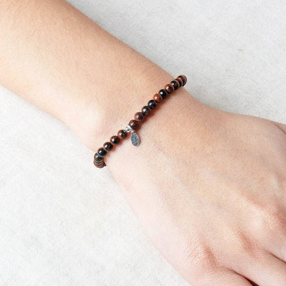 Mahogany Obsidian Energy Bracelet by Tiny Rituals