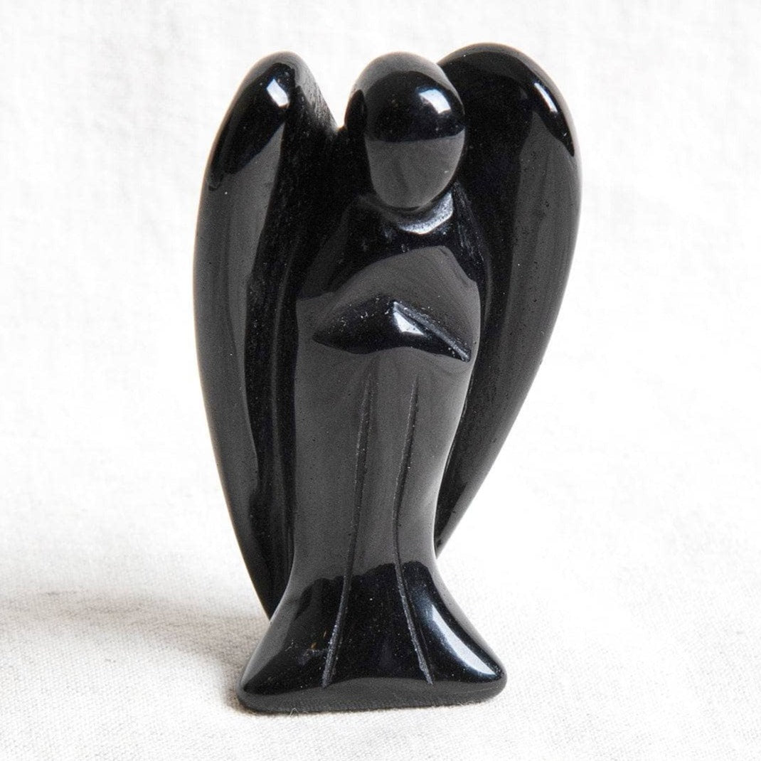 Black Obsidian Angel by Tiny Rituals