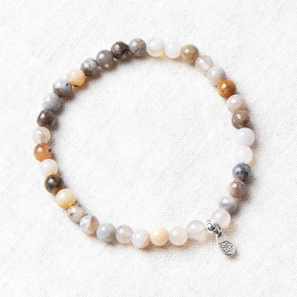 Bamboo Leaf Agate Energy Bracelet by Tiny Rituals