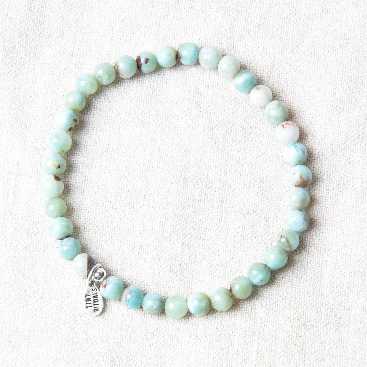 Genuine Rare Larimar Energy Bracelet by Tiny Rituals