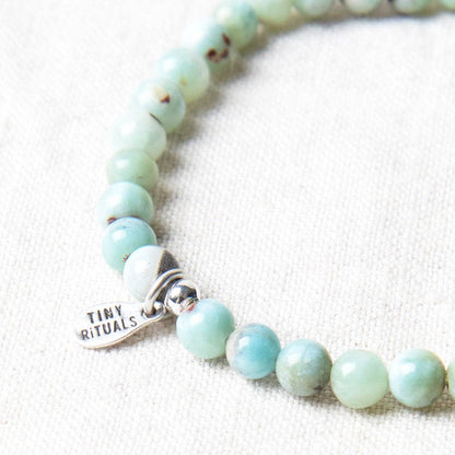 Genuine Rare Larimar Energy Bracelet by Tiny Rituals