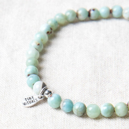 Genuine Rare Larimar Energy Bracelet by Tiny Rituals