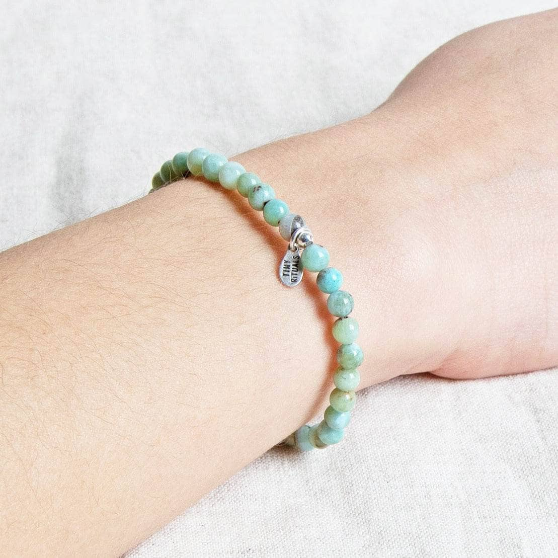 Genuine Rare Larimar Energy Bracelet by Tiny Rituals