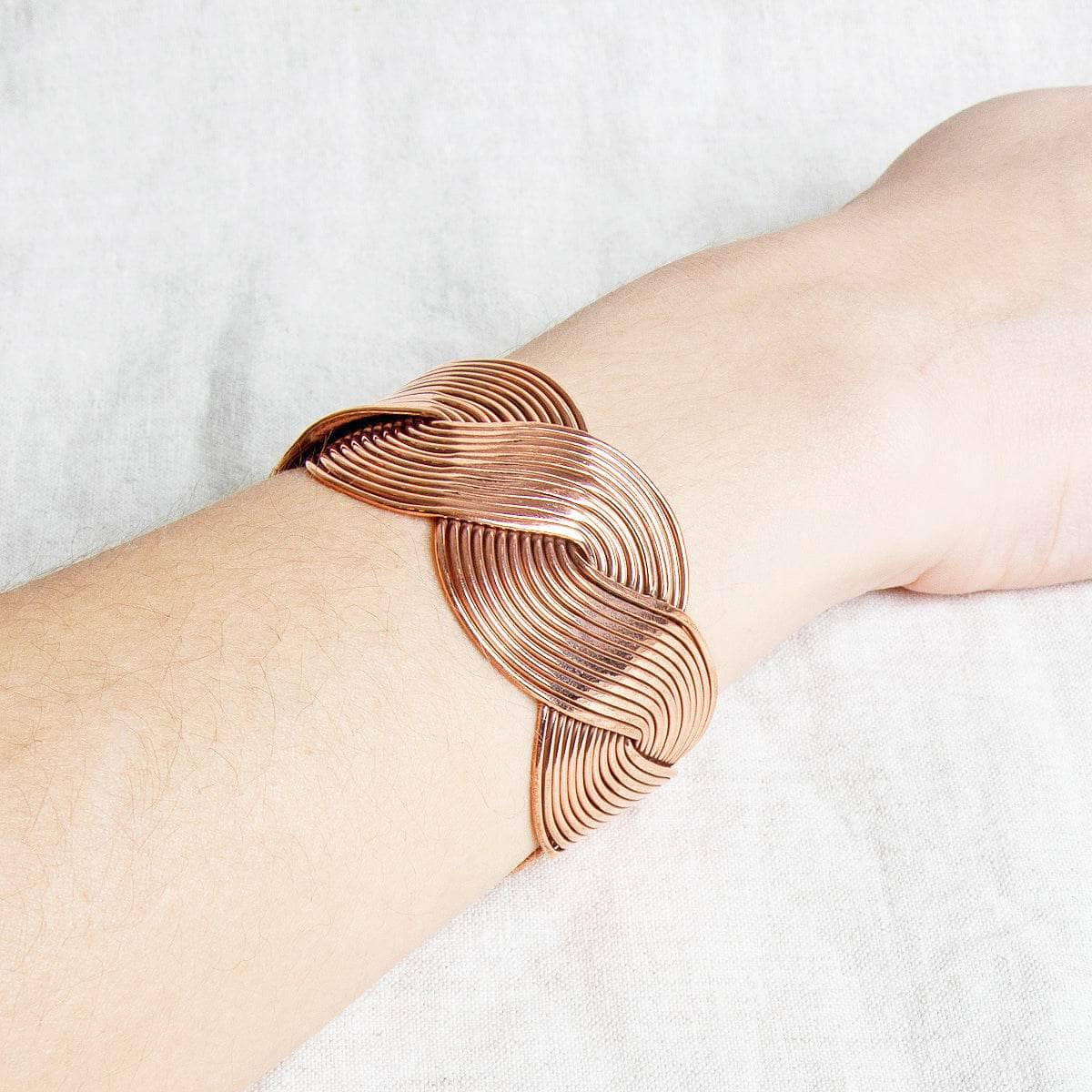 Handcrafted Talia Copper Cuff by Tiny Rituals