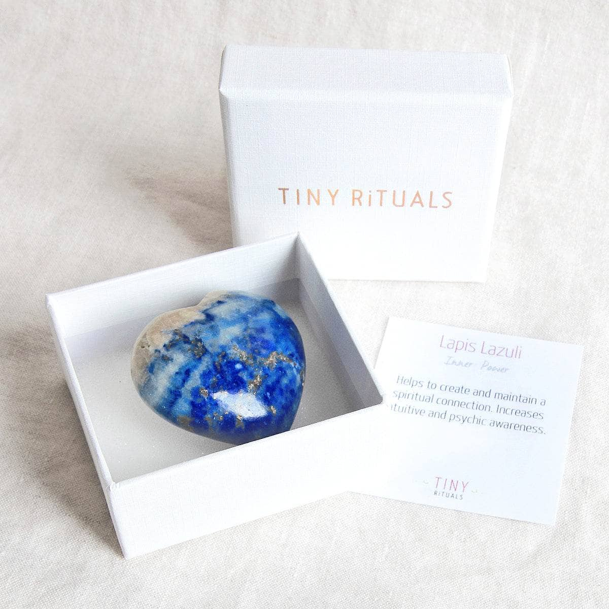 Lapis Lazuli Heart by Tiny Rituals