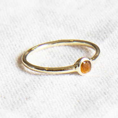 Tiger Eye Silver or Gold Ring by Tiny Rituals