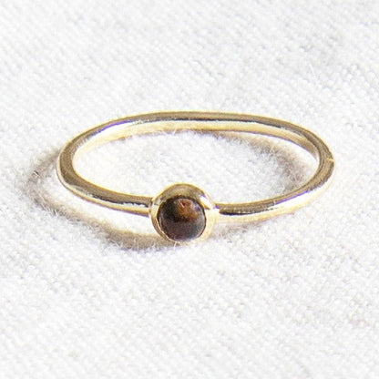 Bloodstone Silver or Gold Ring by Tiny Rituals