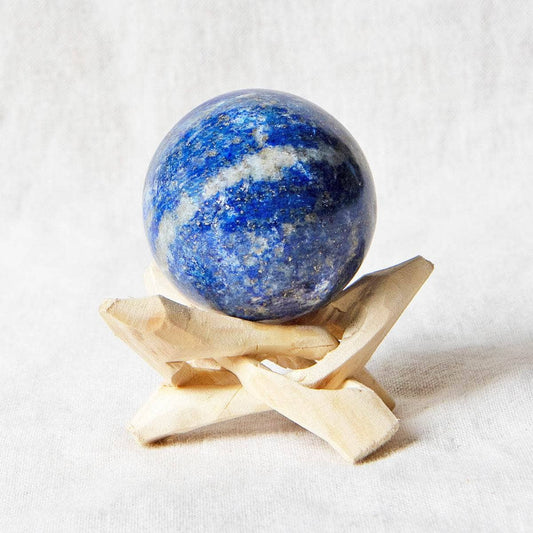 Lapis Lazuli Sphere with Tripod by Tiny Rituals