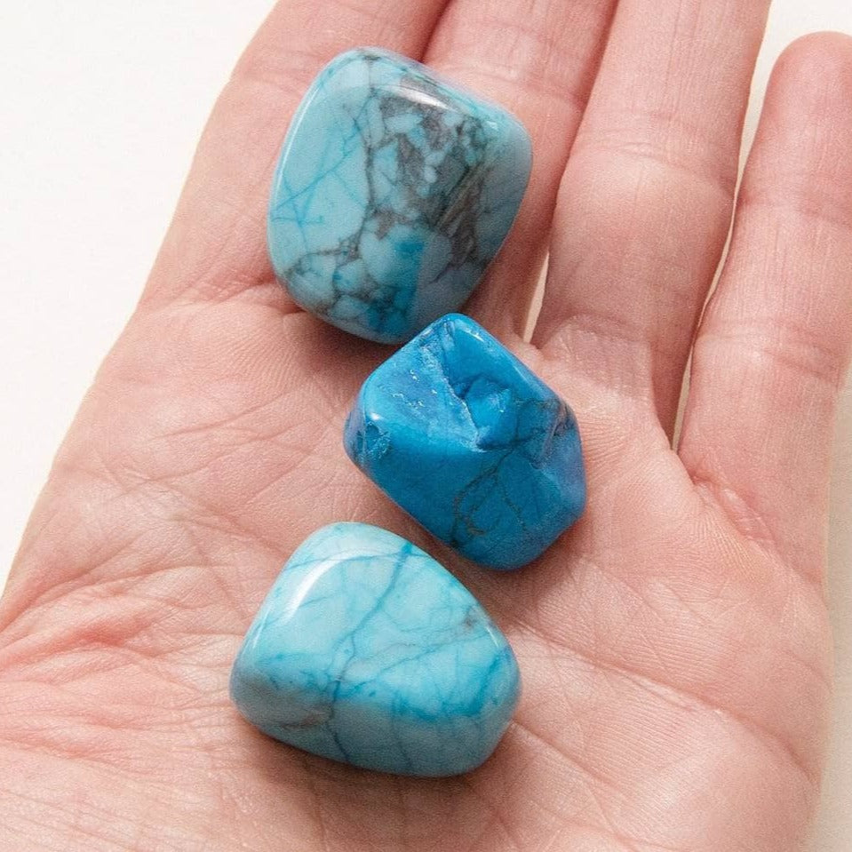 Turquoise Howlite Stone Set by Tiny Rituals