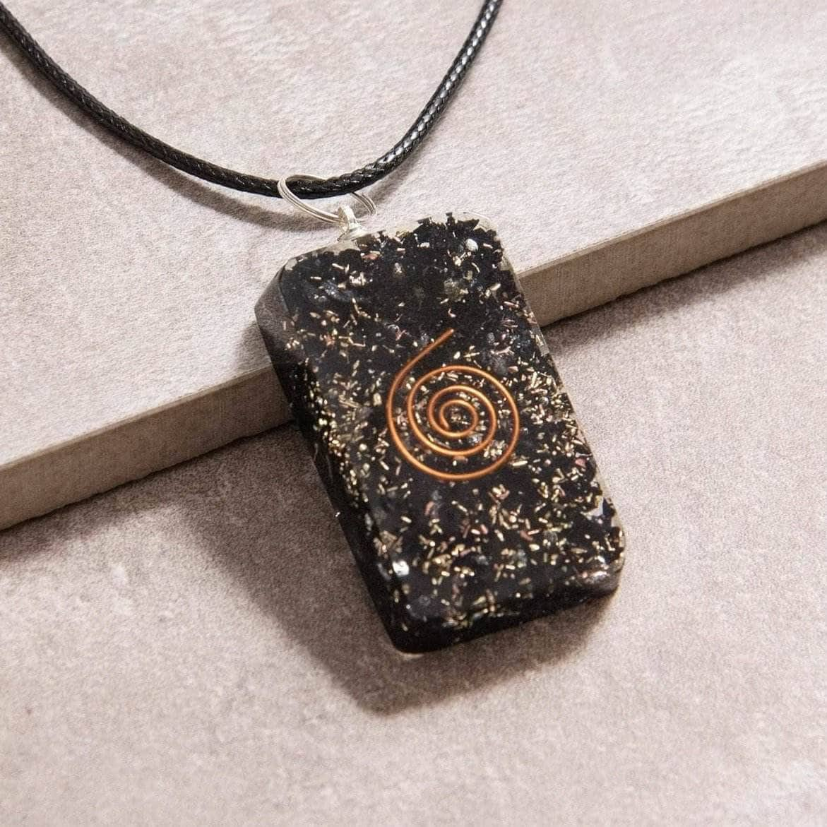 Orgone Gemstone Pendants by Tiny Rituals