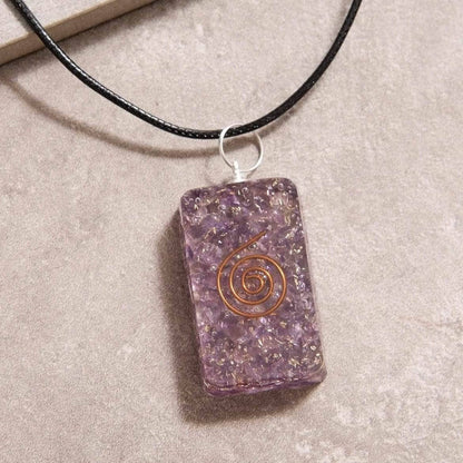 Orgone Gemstone Pendants by Tiny Rituals