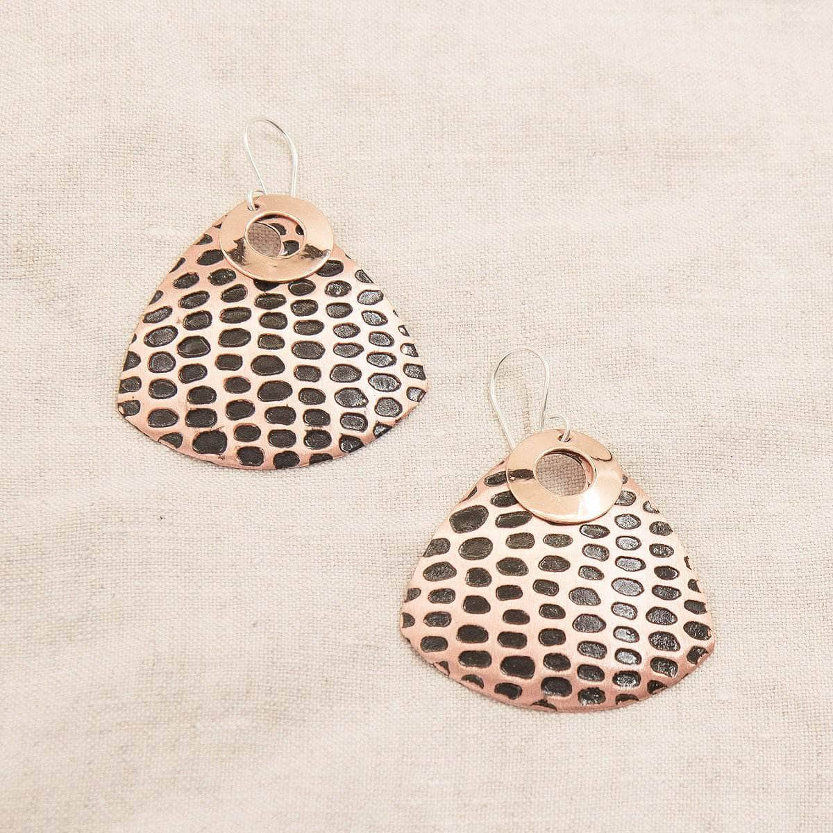 Black Copper Earrings - Limited Edition by Tiny Rituals