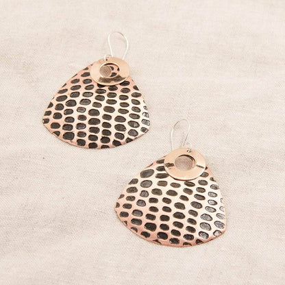 Black Copper Earrings - Limited Edition by Tiny Rituals