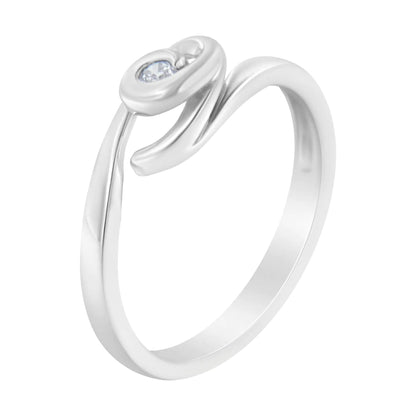 10K Gold Diamond Promise Ring (1/20 Cttw, H-I Color, I1-I2 Clarity)