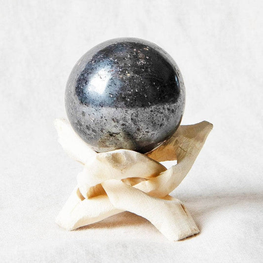 Hematite Sphere with Tripod by Tiny Rituals