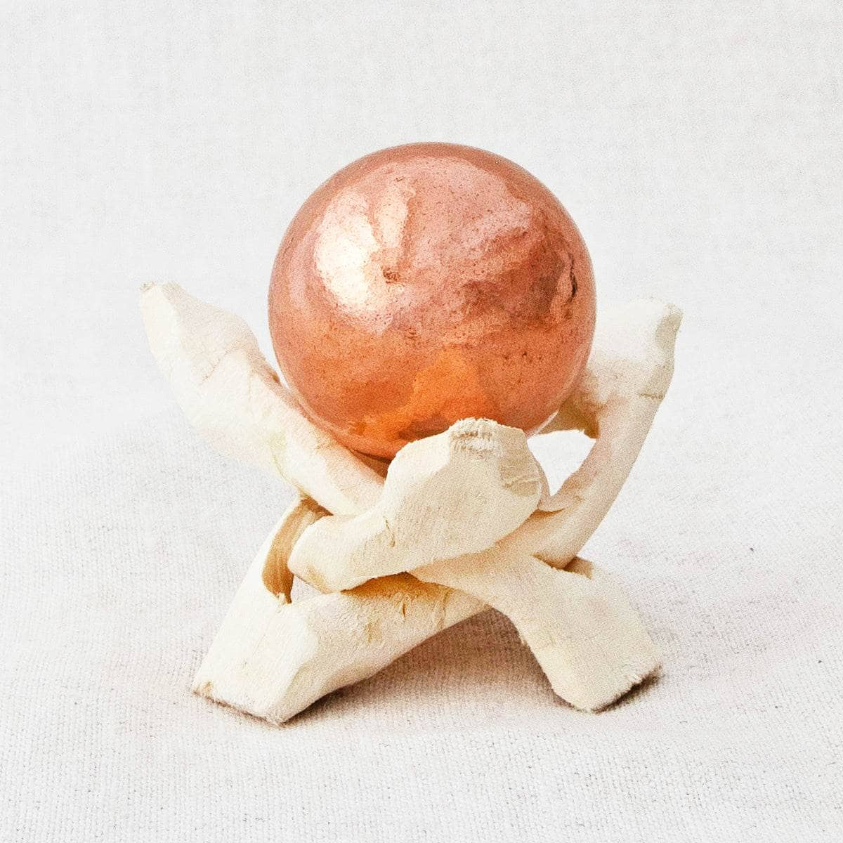 Copper Healing Sphere with Tripod by Tiny Rituals