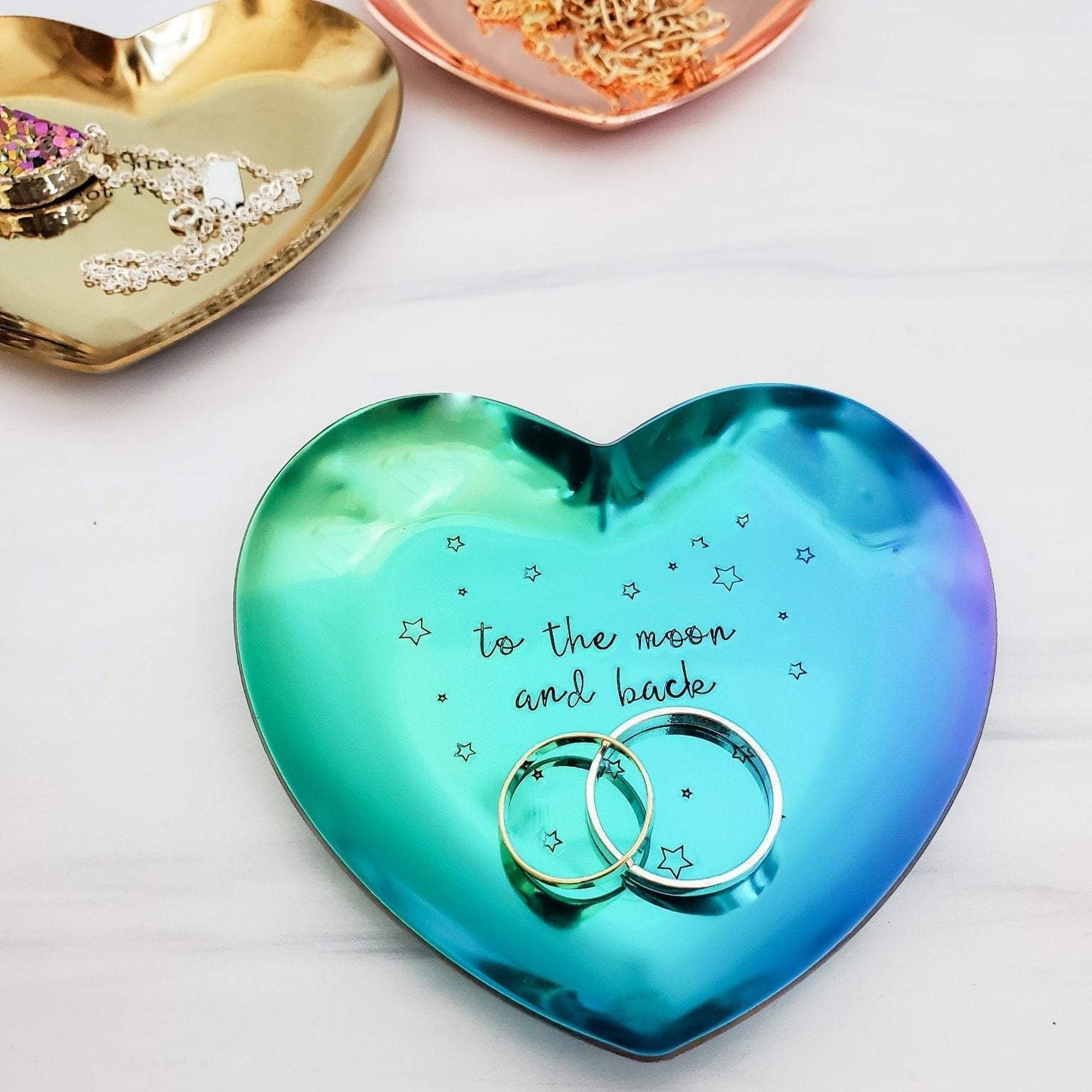 To The Moon and Back Celestial Trinket Dish by Salt and Sparkle