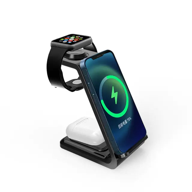 100W 3 in 1 Wireless Charger Stand