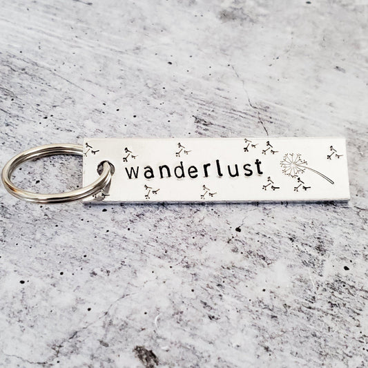 WANDERLUST Bar Keychain by Salt and Sparkle