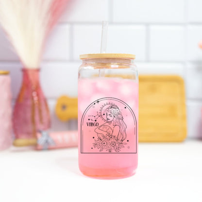 Zodiac Constellation Glass Cup by Salt and Sparkle