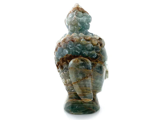 Buddha Head Decorative Accent Piece by Whyte Quartz