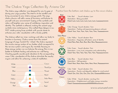 Chakra Yoga Wall Hanging Décor by Ariana Ost