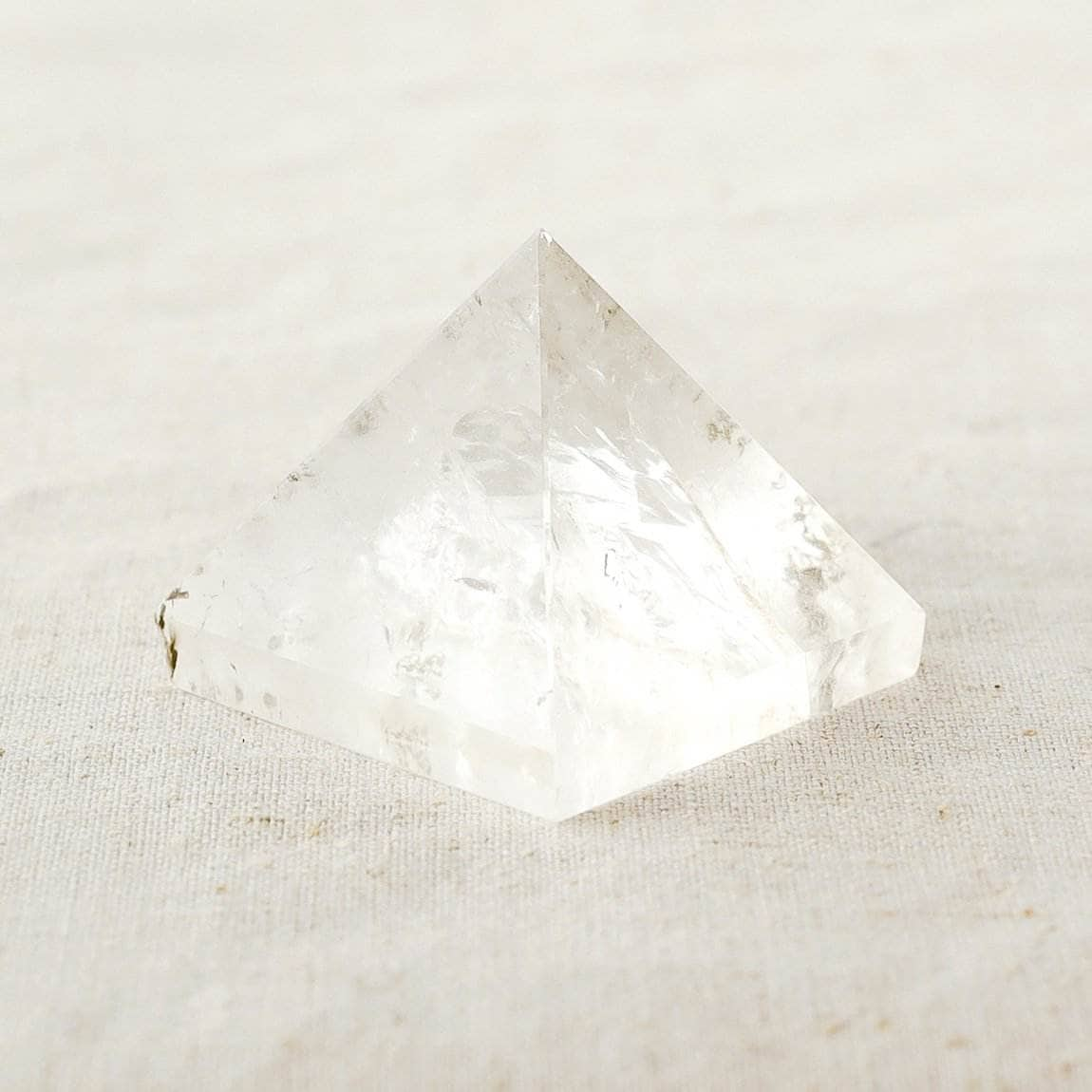 Crystal Quartz Pyramid by Tiny Rituals