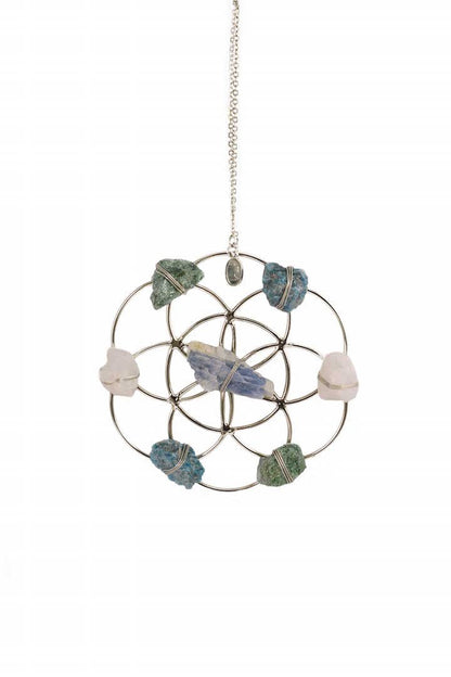 Crystal Grid Flower Of Life Ornament by Ariana Ost