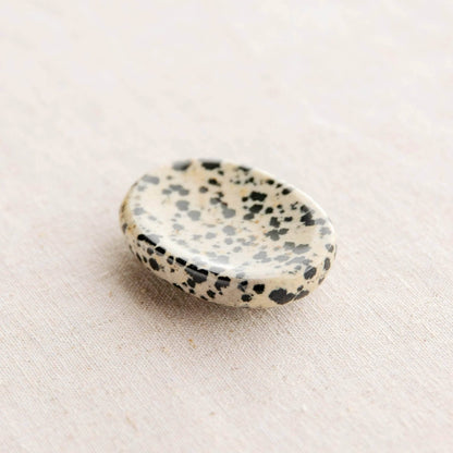 Dalmatian Jasper Worry Stone by Tiny Rituals