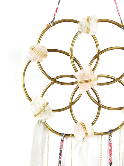 Flower Of Life - Crystal Healing Grid - Dreamcatcher by Ariana Ost