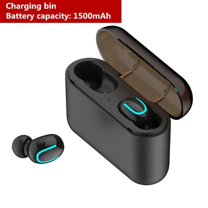 Bluetooth 5.0 Headset TWS Wireless Earphones Twins Earbuds