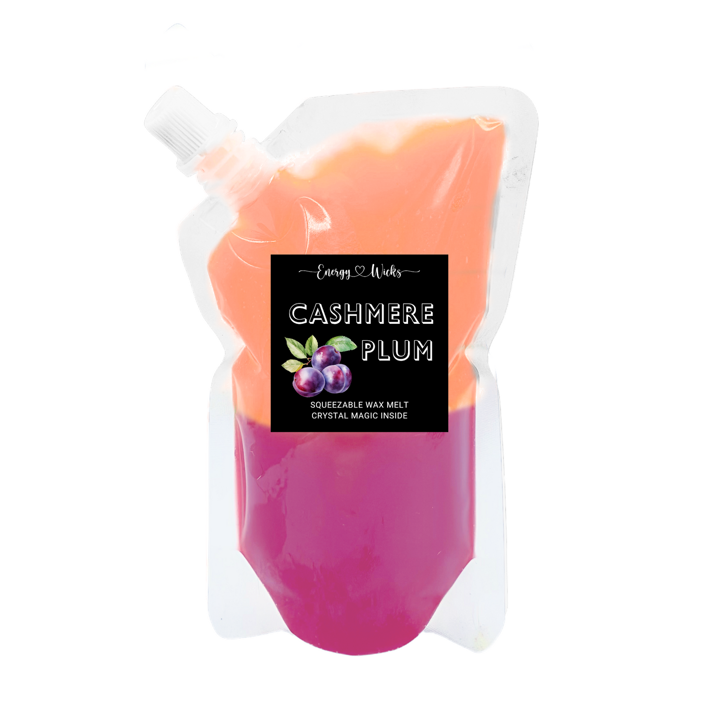 Cashmere Plum Squeezy Wax by Energy Wicks