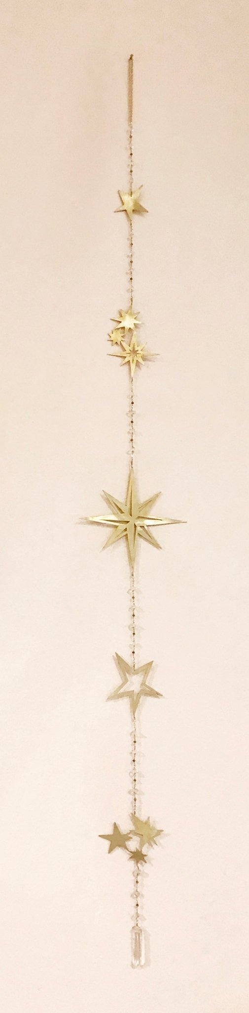 Herkimer Diamond Star Wall Hanging by Ariana Ost