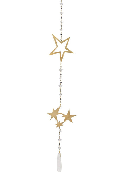 Herkimer Diamond Star Wall Hanging by Ariana Ost