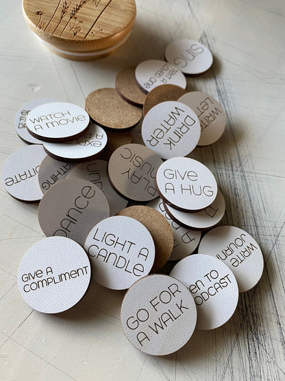 Self care is the best care - self care token jar by Novotny Designs