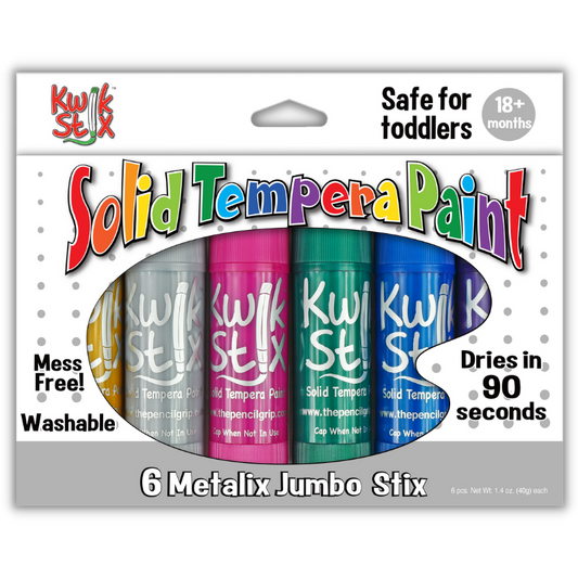 Jumbo Kwik Stix, Set 6 Metalix Colors by TPG Creations/The Pencil Grip, Inc.