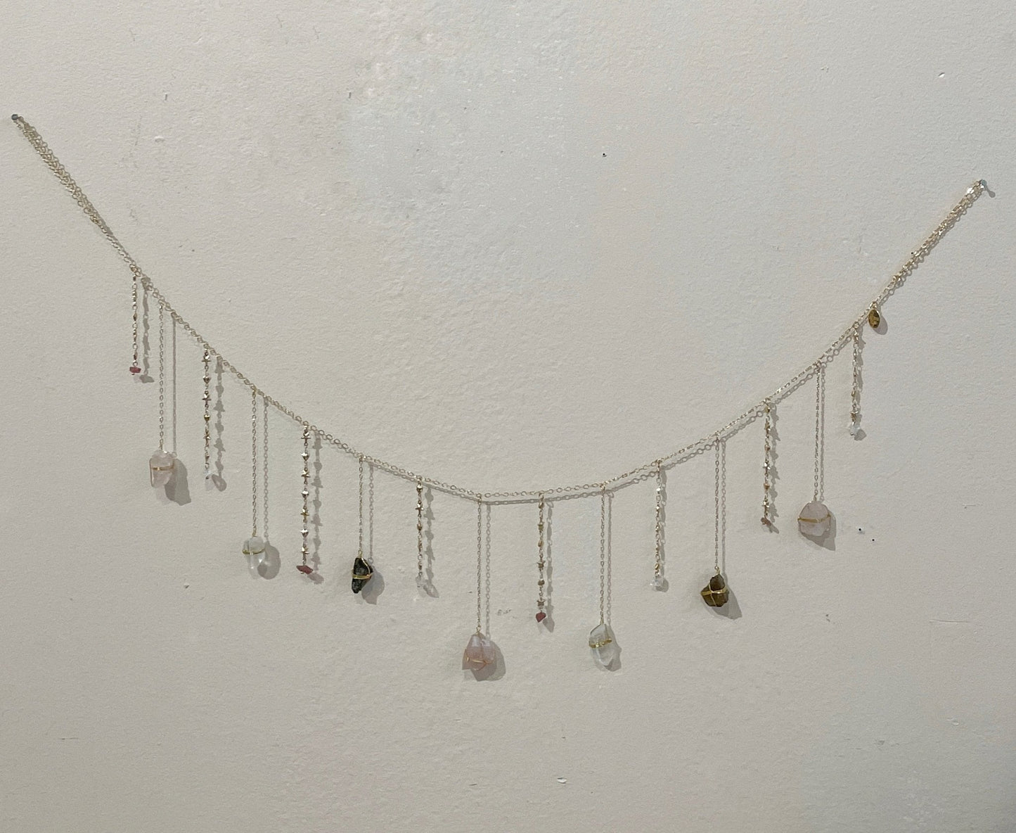 Mini Triple Quartz Healing Crystal Garland by Ariana Ost