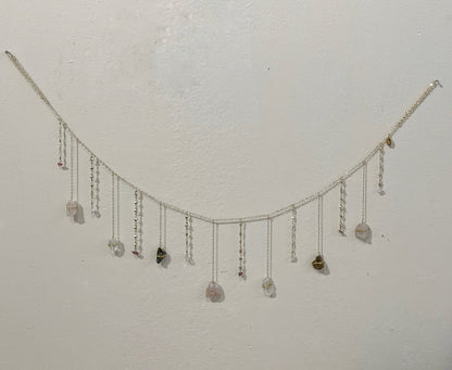 Mini Triple Quartz Healing Crystal Garland by Ariana Ost