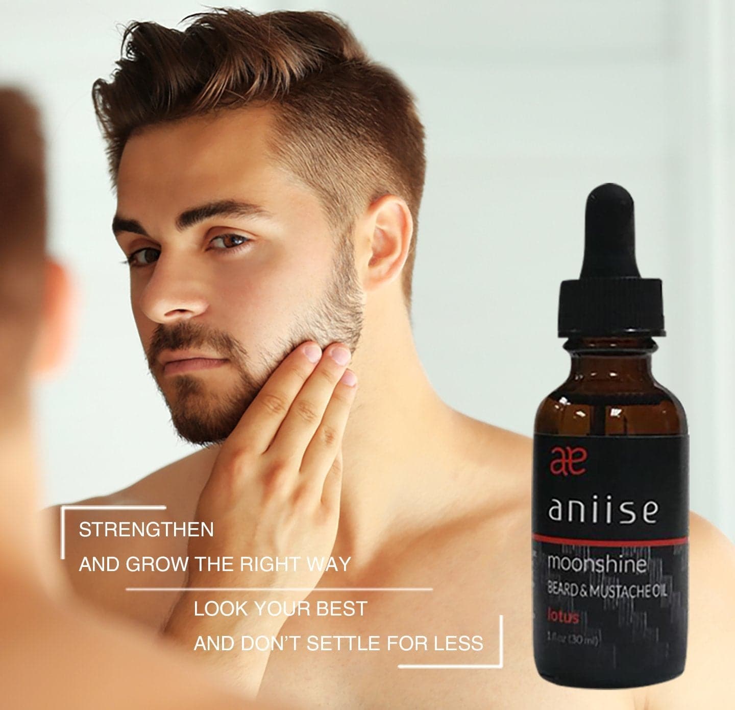 Moonshine Beard and Mustache Oil by Aniise