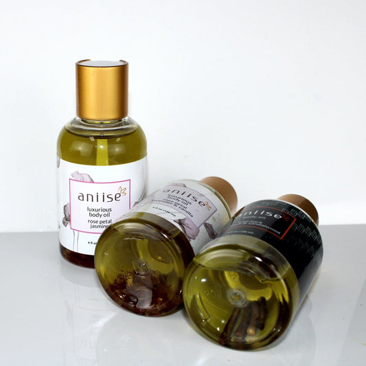 Natural Luxurious Rose Petal Body Oil by Aniise